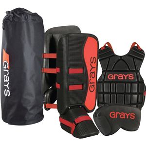 Grays hockey keeper kit G90 Kicker / Glove Strap Full Set Zwart - maat One Size