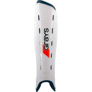 Scheenbeschermers voor veldhockey voor tieners/volwassenen g600 gemiddelde intensiteit wit