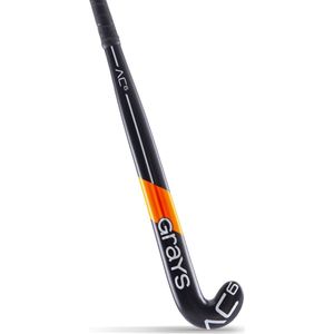 Grays composiet hockeystick AC6 Midbow sr Zwart / Wit - maat 36.5L