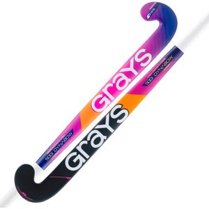 Grays houten hockeystick 500i Dynabow Indoor Sen Stk Donkerblauw / Roze - maat 36.5L