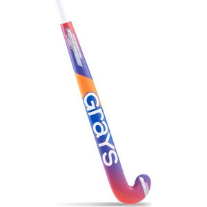 Grays houten hockeystick 100i Ultrabow Indoor Jun Stk Blauw / Rood - maat 33.0
