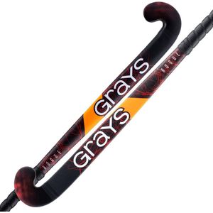Grays houten hockeystick Rogue Ultrabow Jun Stk Zwart / Rood - maat 28.0