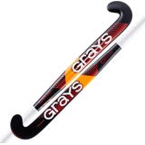 Grays composiet hockeystick GX4000 Midbow Sen Stk Zwart / Rood - maat 36.5L