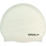Speedo Plain platte siliconen pet, wit, eenheidsmaat