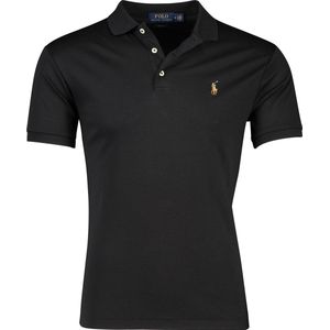 Polo Ralph Lauren Polo Zwart Getailleerd - Mannen - Never out of stock Collectie - Katoen
