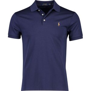 Polo Ralph Lauren - Poloshirt - Marineblauw - Katoen - Korte Mouwen