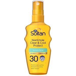 Soltan Zonnebrand Clear & Cool Spray Haar & Hoofdhuid SPF30