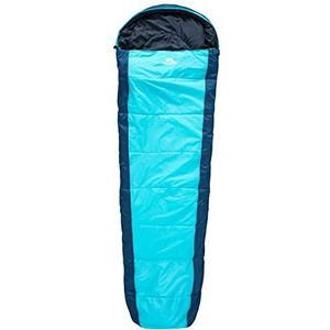 Trespass Echotec, Blauw, Waterdichte Vier Seizoenen Comfortabele Mummy Camping Overnight Slaapzak, Blauw, Large
