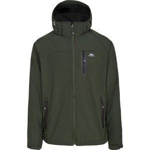 Trespass - Accelerator II - Softshelljack - Zwart - Waterdicht 8000mm, Ademend 3000mvp