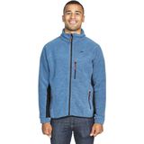 Trespass - Jynx - Fleecejack - Zwart - 300gsm Rib Effect Fleece, Volledige Ritssluiting, 3 Ritszakken