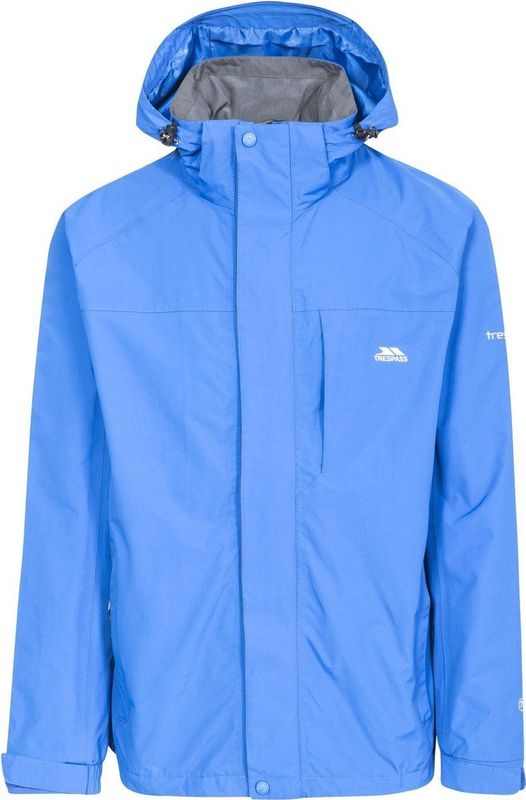 Trespass - Edwards II - Waterdichte Jas - Zwart - 5000 mm Waterdicht, 5000 mvp Ademend