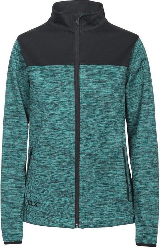 Dlx - Laverne - Softshelljack - Zwart - 100% Polyester - Waterdicht 10000 mm