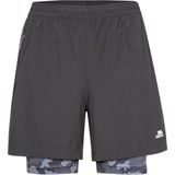 Trespass - Heren Patterson Sportbroekje - Zwart - 90% Polyester 10% Elastaan