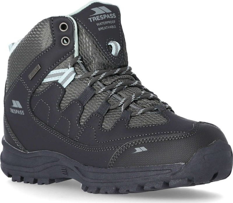 Trespass Mitzi High Rise Wandellaarzen voor dames, IJzer, 37 EU