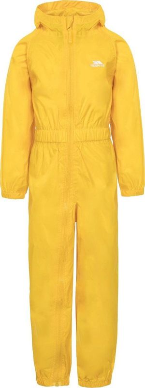 Trespass - Kinder Regenset Button - Geel - Unisex Regenpak
