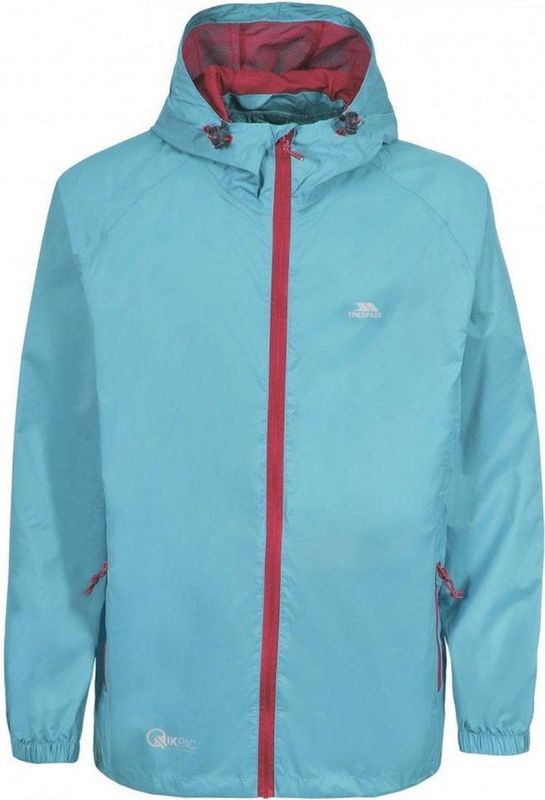 Trespass - Qikpac X - Kinder Regenjack - Aquamarine - Unisex