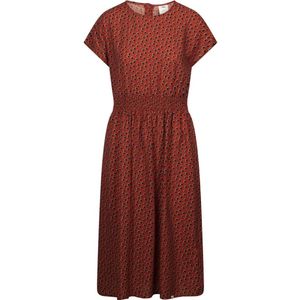 Trespass - Susanne - Jurk - Rood - Midi-lengte - Overal print