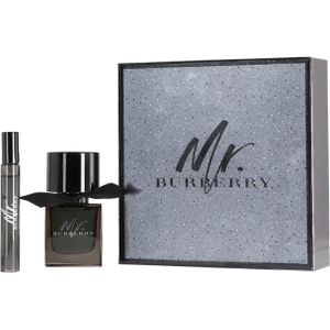 Heren cadeauset: Burberry Mr Burberry, Eau de Parfum spray 50ml, Eau de Parfum bag spray 7,5 ml