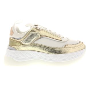 Kurt Geiger London Kensington Pump Sneaker Lage sneakers - Leren Sneaker - Dames - Goud - Maat 40