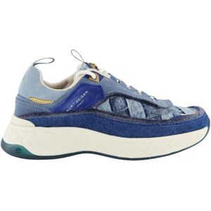 Dames Sneakers Kurt Geiger Kurt Geiger Kensington Sneaker Denim Jeansblauw - Maat 37