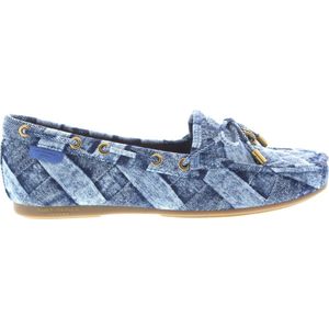 Kurt Geiger - Eagle Moccasin - Ballerina - Denim Jeansblauw - Luxe Denim