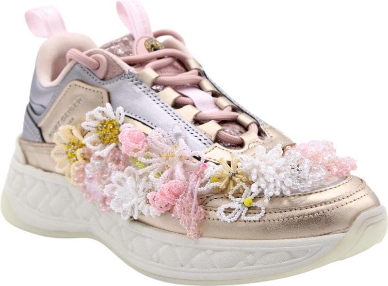 Kurt Geiger - Kensington Sneaker - Jeansblauw - Denimstof