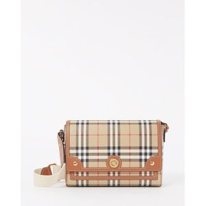 Burberry Note crossbodytas met kalfsleren details