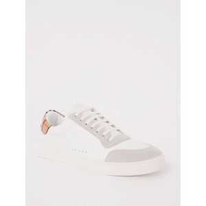 Burberry Geruite sneakers , White , Heren , Maat: 41 EU