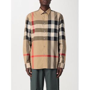 Burberry - Check Closure - Overhemd - Beige - Katoen