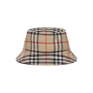 Burberry Bucket hoed met ruitdessin