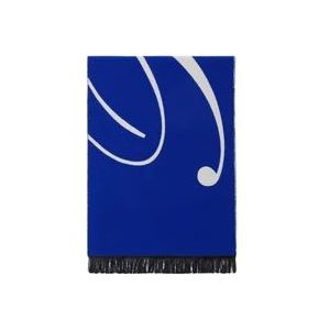 Burberry Logo Wollen Sjaal - Blauw , Blue , unisex , Maat: ONE Size