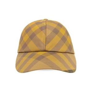 Burberry Geruite baseballpet , Multicolor , Heren , Maat: M