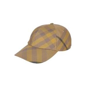 Burberry Baseballpet met gebogen klep , Beige , Heren , Maat: S