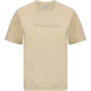 Burberry, Dames, Tops, Beige, Maat: L Katoen,