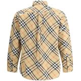 Burberry - Overhemd - Nude - Katoen - Sluiting met Knopen - Lange Mouwen