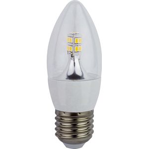 Eveready 2 Watt Hoge Kracht Kaars Led Lamp, Doorzichtig, ES Edison Schroef (E27 fitting), Warm Wit, Gelijkaardig aan 20 Watt [Energielabel A]