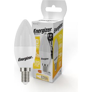 Energizer - Led Kaarslamp - E14 - 4,9 Watt - Warmwit Licht - Niet Dimbaar - 1 Stuk
