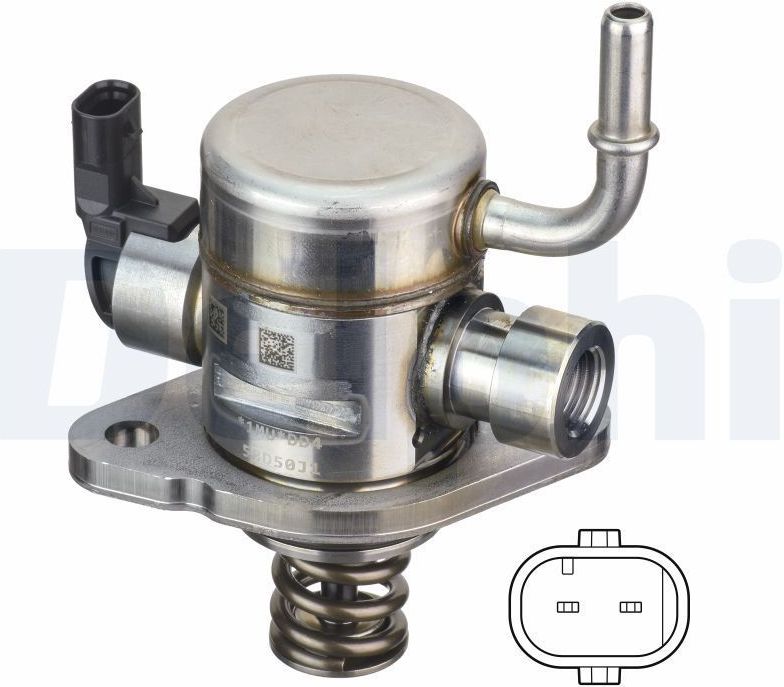 DELPHI - Hogedrukinspuitpomp - Voor VW, AUDI, CUPRA - 42015654-12B1 - 06Q127025S