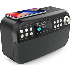 Musikanlage CD Player mit Radio DAB/DAB Plus/FM, Bluetooth, 10W Handy Ladestation, USB-MP3-Player, HiFi Kompaktanlage