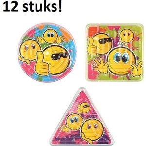 Kinder traktatie / uitdeel cadeau | Behendigheidsspelletjes Smiley (12 st.)