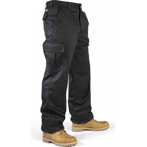 Lee Cooper - Klassieke Werkbroek - Zwart - Met Meerdere Zakken