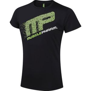 MusclePharm Rashguard Pixel Zwart Groen - XXL