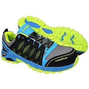 Goodyear Veiligheidsschoen S1P zwart/blauw/geel Maat 44