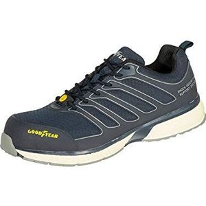 Goodyear S1P SRA HRO veiligheidsschoenen voor heren, metaalvrij, blauw