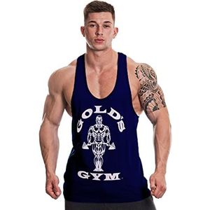 GGVST003 Muscle Joe Premium String Vest - Navy - S