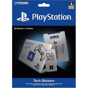 Playstation Tech stickers voor laptops, mobiele telefoons en tablets, officieel product, 26 stuks