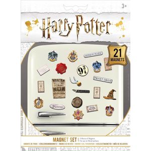 Pyramid International Harry Potter Koelkastmagneet Wizardry Set van 21 Multicolours