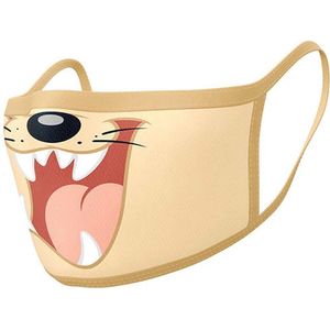 Looney Tunes - Taz - Mondkapjes Set van 2 - 100% Katoen - Wasbaar op 60 Graden