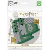 Harry Potter Mondkapjes Slytherin 11 X 16 Cm Katoen Groen 2 Stuks