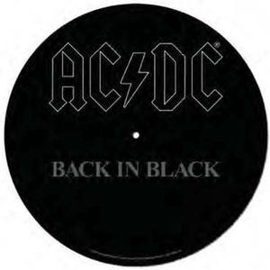 AC/DC Back In Black - Slipmat